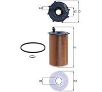 KNECHT OX 417D Oil Filter for HYUNDAI,KIA