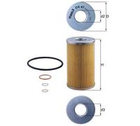 KNECHT OX 47D Oil Filter for FENDT,GUELDNER,MERCEDES-BENZ,PUCH