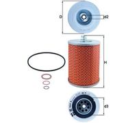 KNECHT OX 71D Oil Filter for ,DAF,IVECO,MAN,MERCEDES-BENZ,RENAULT TRUCKS,SCANIA,