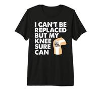 Knee Bone Joint Replacement ACL Surgery Arthroplasty Warrior Premium T-Shirt