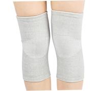 Knee Brace for Women 1Pair Bamboo Charcoal Breathable Knee Compression Sleeve Elastic Non-Slip Support Brace for Sports Running Jogging Pain Recovery M