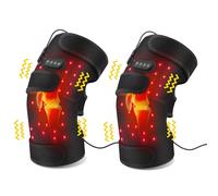Knee Brace for Women Men,Heating Pad for Knee Pain Relief,Plus Size Knees Massager with Heat and Red Light Therapy,Wireless Heating Pad,Stable Support of The Decompression Knees(Double)
