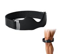 Knee Brace, Precision Knee Strap with Silicone Lock-Point Pad,Silicone Lock-Point Pad, Close Fit, Stays Put Through Every Rep Breathable for All-Day Wear, One Size Adjustable Fits All (Black, 1pc)