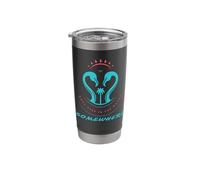 Knee Deep in The Water Somewhere Island Summer Vacation Stainless Steel Insulated Tumbler
