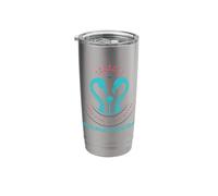 Knee Deep in The Water Somewhere Island Summer Vacation Stainless Steel Insulated Tumbler