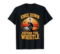 Knee Down Before The Whistle Christian Athlete Value Graphic T-Shirt