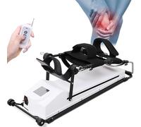 Knee Exercise Massager Portable Multifunctional CPM Flexion Trainer for Rehabilitation of Knees Ankles Hip Joints and Legs Electric Physiotherapy Equipment,A,L