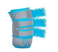 Knee Gel Ice Pack Wrap for Knee Pain Relief Hot & Cold Compress Therapy Knee Support Brace with 3 Reusable Gel Ice Packs & Adjustable Strap for Leg Injuries, Arthritis, Swelling, Sprains, 1 Piece
