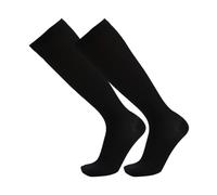 Knee High Nylons Bulk Compression Socks For Men & Women Graduated Knee High Compression Stockings Calf Leg & Foot Fishnets Lingerie for Women (Black, XXL)