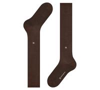 Burlington Men's Dublin M Kh Cotton Long Plain 1 Pair Knee-High Socks, Brown Chocolate 5043, 6.5-11