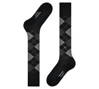 Burlington Manchester Socks Long Checkered 3000 Black size 40-46