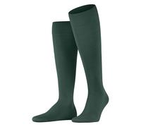 FALKE Men's ClimaWool M Kh Temperature-Regulating Long Plain 1 Pair Knee-High Socks, Green Hunter 7441, 8.5-9.5