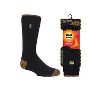 Knee High Work Socks Heat Holders Black 6-11