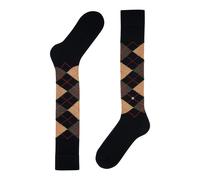 Burlington Men's Preston M Kh Warm Long Patterned 1 Pair Knee-High Socks, Black Black-Sahara 3014, 6.5-11