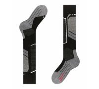 FALKE Mens Sk4 Advanced M Kh Wool Warm Thin Skiing Socks, Black Black-Mix 3010-O, 5.5-7.5 EU