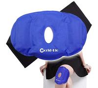 Knee Ice Pack Wrap, Reusable Gel Ice Pack for Knee, Cold Compress for Knees, Refreezable Ice Pack for Swelling, Sports Injury, After Surgery, 9.6" x 6.5"