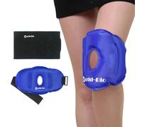 Knee Ice Pack Wrap, Reusable Hot & Cold Gel Pack for Knee Replacement Surgery Recovery, Pain Relief from Arthritis, Meniscus Tear, ACL Injury & Swelling | Flexible Compression Support 11.5 * 10.7"