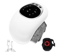 Knee Massager | 3 Levels LED Display Wireless Belt | Heat Pad with Adjustable Vibration for Knees, for and Relaxation for Elderly Adults and Family