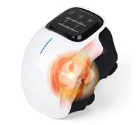 Knee Massager, Cordless Knee Massager with Infrared Heat and Vibration, Knee Massager Joint Pain Relief for Swelling Stiff Joints, Stretched Ligament and Muscles Injuries, USB Rechargeable