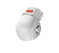 Knee Massager，Electric Wireless Red Light Knee Joint Vibration Three-Speed Hot Compress Knee Pad Intelligent Timing,White