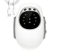 Knee Massager with Heat | 3 Levels Cordless LED Display Brace Wrap - Adjustable Vibration Knee Heat Massager - for Grandpa Dad Mom Seniors Soothing Relaxation