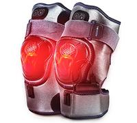 Knee Massager with Heat for Joint Pain Relief, Goldmille Vibration Knee Brace Wrap Rechargeable Warm Therapy for Arthritis, Cramps, Meniscus Pain, Great for Elders( 1 Pair)
