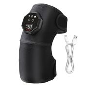 Knee Massager with Heat | Warmers Brace | 5 Vibration Modes Electric Knee Massager with Adjustable Strap - for Shoulders Men Women Seniors Dad Mom Grandma Winter Cold Weather Relaxation