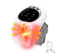 Knee Massager with Heat | Wireless Adjustable Band with LED Display and Various Levels | Thermal Knee Brace with Adjustable Vibration, for Grandparents Parents and Elderly People