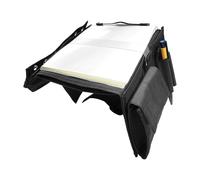 Knee Pad Clipboard - Leg Mounted, Writing Board, Adjustable Strap Organizer, Mobile Notepad for Study, Work, Use on the