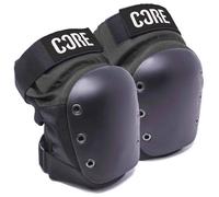 Core Street Knee Pads for Skateboarding Scooter BMX & Roller Skating Pro Protective Gear Suitable for Kids aged 6-12, Teenagers & adults Heavy Duty Super Durable Skate Pads - Black/Grey - S