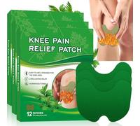 Knee Pain Relief Patches, 36PCS Knee Patches Pain Relief Plaster, Wormwood Pain Relief Patches for Knee, Natural Herbal Knee Patches for Arthritis, Relieves Muscle Soreness in Knee, Neck, Shoulder