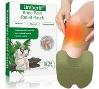 Knee Pain Relief Patches, 36Pcs Pain Wormwood Relief Patch Plaster Warming Moxibustion, Wormwood Knee Patches for Pain Relief, Herbal Patch for Neck Shoulder Muscle Pain Relief
