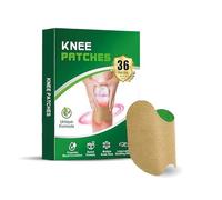 Knee Patch, Joint Relief Stickers, Knee Support Patch, Natural Plant-Based Support, Secure Adhesive and Flexible Fit, 36 Pieces, for Athletes, Seniors, and Active Individuals