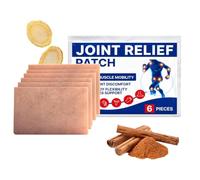 Knee Patches for Relief, Pack of 6 Body Shoulder Plasters | Joint Care Patches for Cycling Tennis Badminton Football Basketball Fitness Recovery Gym Training Running