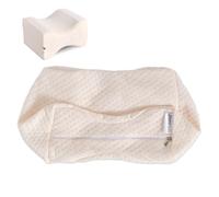 Knee Pillow Cover 10" x 8" x 6.3", Replacement Leg Pillow Case, Cotton Pillow Cover Apply to Memory Foam Knee Pillow from ZOAN
