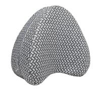 Knee Pillow Cover Replacement for Contour Legacy - Gray Invisible Zippered Case - Pillowcase for Heart Shaped Memory Foam Side Sleeper Pillows, Anti-Pilling Washable Cover Only（Gray Plaid）