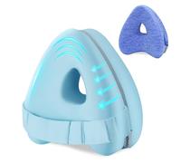 Knee Pillow,Memory Foam Leg Pillows for Sleeping on Side with 2pcs Pillowcases,Side Sleeper Knee Pillow for Hip Pain Relief Hip & Back Pain Ergonomic Alignment Pillow Cushion Between Legs for Bed