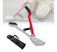 Knee-Protective Carpet Stretcher Tool with Soft Rubber Handle and Grippers for DIY Carpet Laying, Essential Flooring Project Fitting Tool