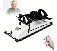 Knee Rehabilitation Trainer for Pain Relief, Remote Control Adjustable 0-120°, 10 Speed Settings, Effective Knee Support and Recovery Equipment