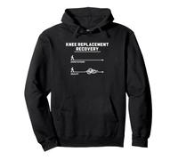 Knee Replacement Recovery Expectations vs Reality Humor Pullover Hoodie
