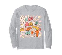 Knee Replacement Recovery Get Well Soon New Knee New Me Long Sleeve T-Shirt