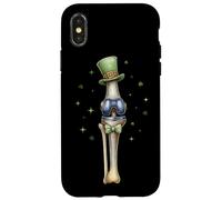Knee Replacement St. Patricks Day Surgery Leprechaun Case for iPhone X/XS