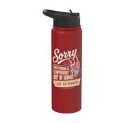 Knee Replacement Surgery Survivor Stainless Steel Insulated Water Bottle