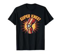 Knee Replacement Survivor Superhero Cape Strong Bionic Art T-Shirt