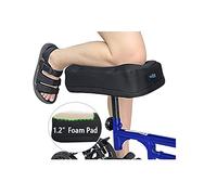 Knee Scooter Pad Cushion Cover Walker Platform Knee Padding for Adults Broken Foot Leg Medical Knee Scooter Accessories Pillow Seat Foam Pad - Improve Comfort (Black)