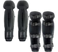 Knee & Shin Guards for Chainsaw (One Size, Black, 2 Pairs)