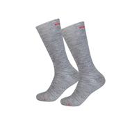 super.natural - Wool Guardians Longsocks 2-Pack - Merino socks size 42-45, grey