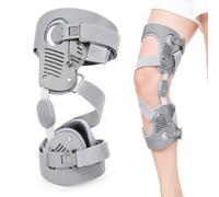Knee Support Brace Hinged Immobilizer for ACL MCL Recovery Meniscus Tear and Post Op Orthopedic Rehab Adjustable Medical Grade Knee Splint for Arthritis Pain Relief(Left)
