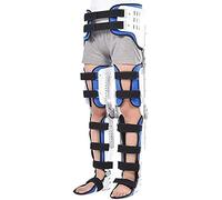 Knee Support Brace,Hip Knee Ankle Foot Orthosis Leg Fracture, Lower Limb Paralysis, Hip Walking Fixed With Walking Boots Brace Knee Surgery Ligament Support, For Men And Women,White,M,Pleasant63