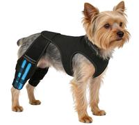 Knee Support for Dogs - Adjustable Support Belt for Rear Legs, Joint Protection with Four Metal Stabilisers, Secure Compression Wrap, Comfortable Recovery Aid | For Injuries